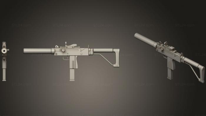 Оружие (Оружие 036, WPN_0065) 3D модель для ЧПУ станка